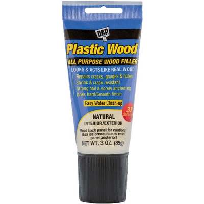 Dap Plastic Wood 3 Oz. Natural All Purpose Wood Filler