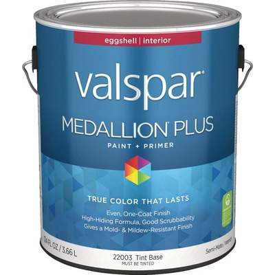 MED INT EGGSHL TINT BS PAINT GAL