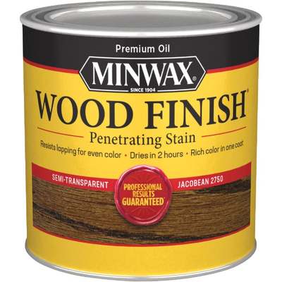 Minwax Wood Finish Penetrating Stain, Jacobean, 1/2 Pt.