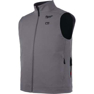 L GRY TGHSHL HTD VEST
