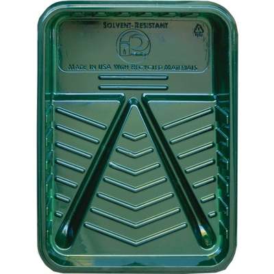 9" GRN PLASTC PAINT TRAY