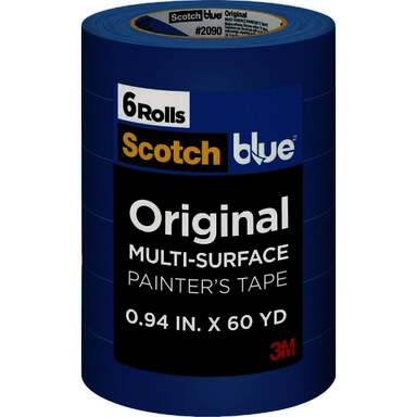 6pk .94" Blue Masking Tape