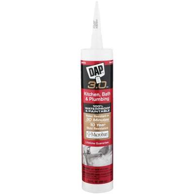 CAULK KIT/BATH WHT