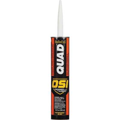 OSI QUAD 10 Oz. Window, Door & Siding Polymer Sealant, Almond