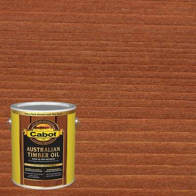 Cabot Australian Timber Oil Translucent Exterior Oil Finish, 3460 Jarrah