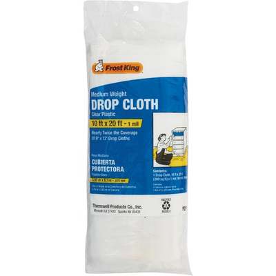 DROP CLOTH - PLASTIC / 10 X 20-1