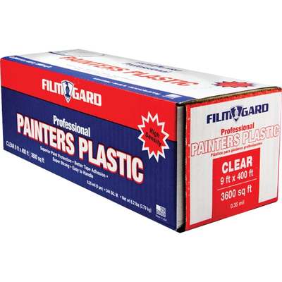 Film Gard 9 Ft. x 400 Ft. .35 mil High-Density Painter's Plastic Drop Cloth