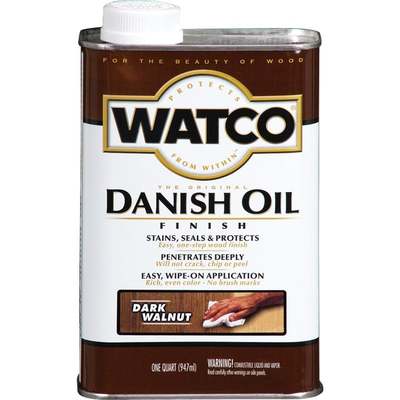 DARK WALNUT DANISH OIL QT (Price includes PaintCare Recycle Fee)