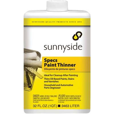 Sunnyside 1 Quart Specs Paint Thinner