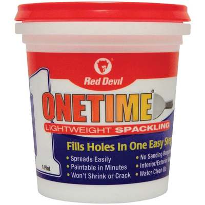 Red Devil Onetime 1 Pt. Lightweight Acrylic Spackling Compound