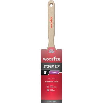 2" Flat Sash Silver Tip Brush