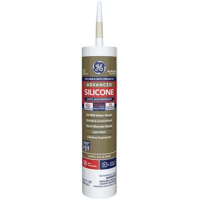 ALMOND SILICONE CAULK K&B