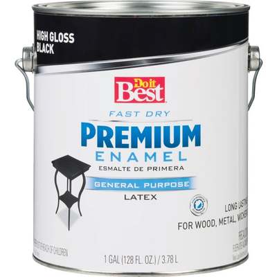 1G ENAMEL GLOSS BLACK (Price includes PaintCare Recycle Fee)
