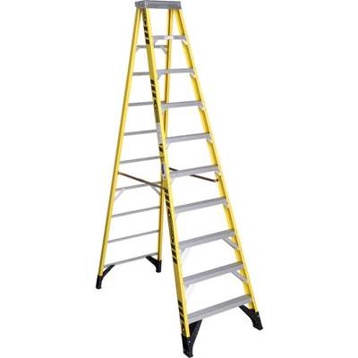 T-1AA 10'FBGL STEPLADDER