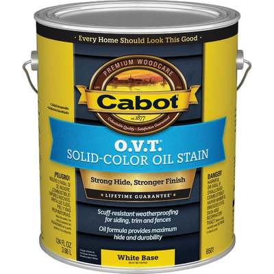 WHITE BS OVT SOLID STAIN