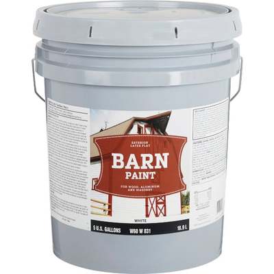 FLAT LTX WHT BARN PAINT 5G