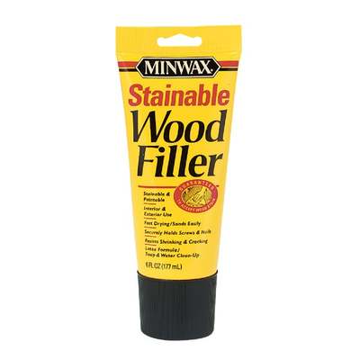FILLER WOOD 6OZ STAINABLE