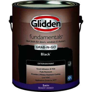 Gal Satin Black Ext House Paint