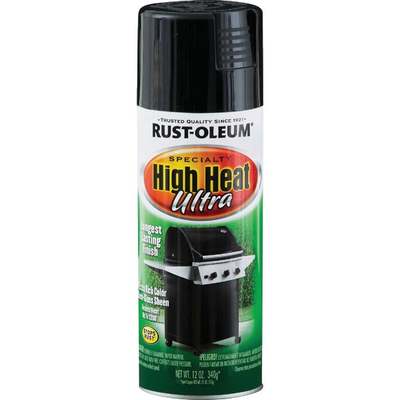 BLK HI-HEAT SPRAY PAINT