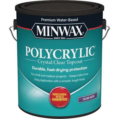 GAL MINWAX POLYCRYLIC SATIN (Price includes PaintCare Recycle Fee)