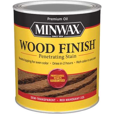 MINWAX STAIN - RED MAHOGANY / QT (Price includes PaintCare Recycle Fee)