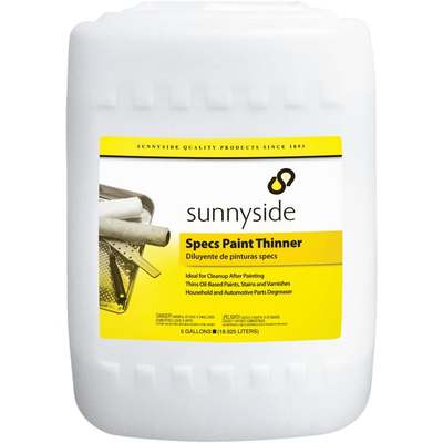 Sunnyside 5 Gallon Specs Paint Thinner