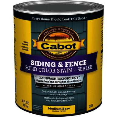 QT MED BS SOLID SIDING STAIN