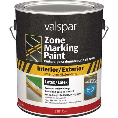 RED LATEX TRAFFIC PAINT