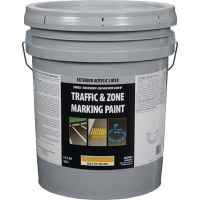 5 GAL TRAFFIC PAINT YELLOW LTX