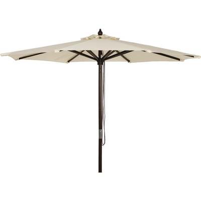 9' CREAM MARKET UMBRELLA