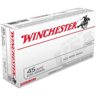 50CT WIN45FMJ CARTRIDGE