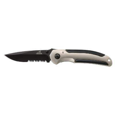 BLACK SERRATED KNIFE