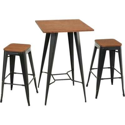 INDUSTRL 3PC BISTRO SET