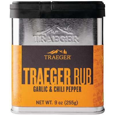 Traeger 9 Oz. Garlic & Chili Pepper Flavor Beef, Pork & Poultry Rub