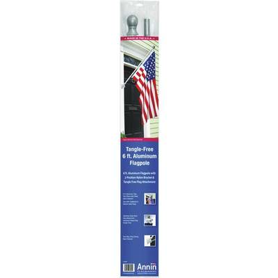 6'X2" SPINNING FLAG POLE