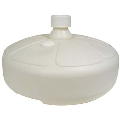15" WHITE UMBRELLA BASE