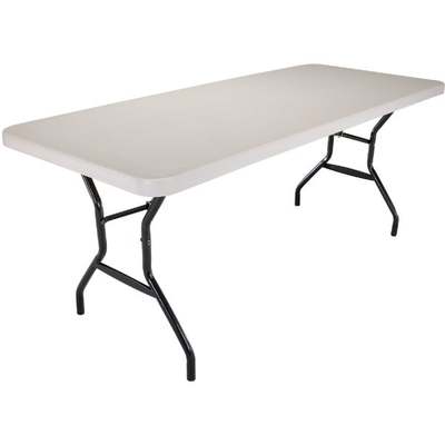 6' WHITE FOLDING TABLE