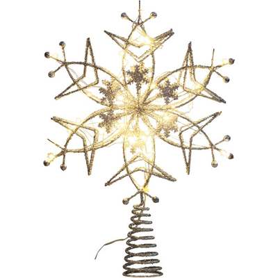 LED SLVR STR TREE TOPPER