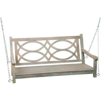 4' GRY HRDWD PORCH SWING