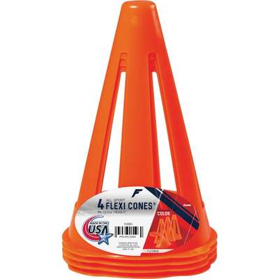 4PK 9" SAFETY CONES