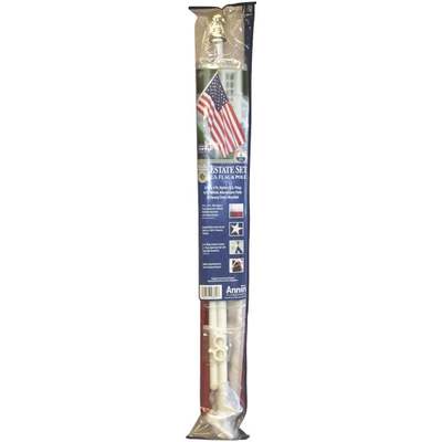 3'X5' FLAG 6' POLE KIT