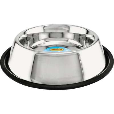 32oz NO-SKID SS PET BOWL