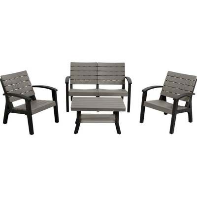 4PC GREYSON CHAT SET