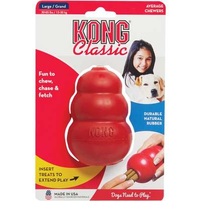 *LARGE RED KONG DOG TOY