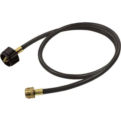 GrillPro 4 Ft. 1/2 In. PVC LP Hose with Adapter