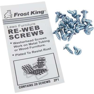 20PK REWEBBING SCREWS