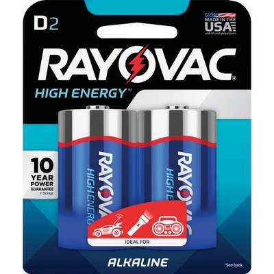 2PK D ALKALINE BATTERY