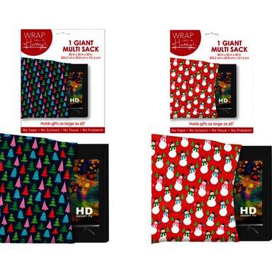 80" X 40" x 20" Plastic Gift Bag
