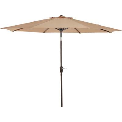 9' TAN ALUM UMBRELLA