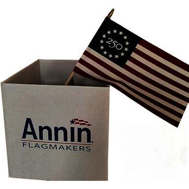 (e) 250 Btsy R Ss Hand Flag